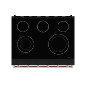 THOR Kitchen - 36-inch Gordon Ramsay Series Professional Electric Range in Black/Rose Gold - RSE36PB-RSG - IMG7