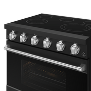 THOR Kitchen - 36-inch Gordon Ramsay Series Professional Electric Range in Black/Stainless Steel - RSE36PB-SS - IMG5