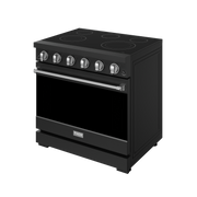 THOR Kitchen - 36-inch Gordon Ramsay Series Professional Electric Range in Black/Stainless Steel - RSE36PB-SS - IMG3