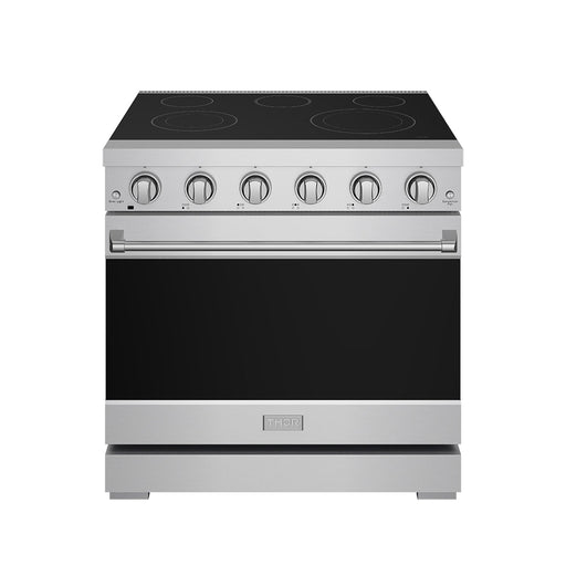 THOR Kitchen - 36-inch Gordon Ramsay Series Professional Electric Range in Stainless Steel - RSE36P - IMG1