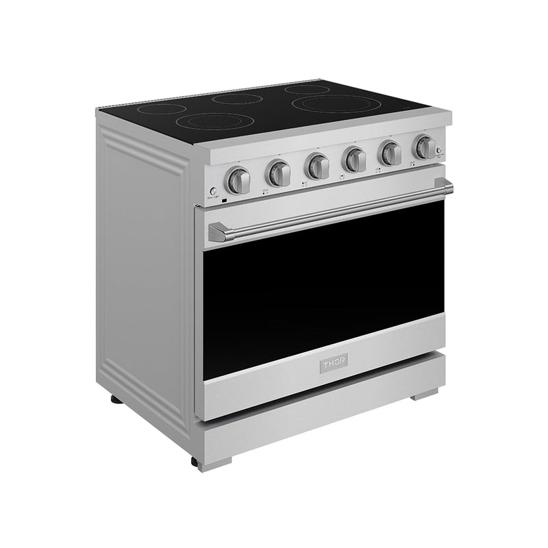 THOR Kitchen - 36-inch Gordon Ramsay Series Professional Electric Range in Stainless Steel - RSE36P - IMG3
