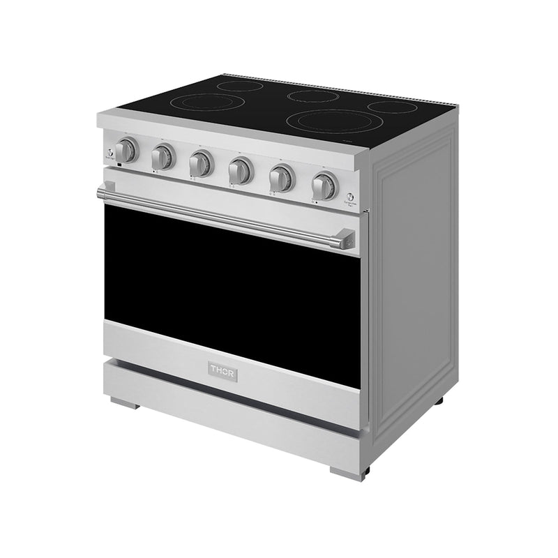 THOR Kitchen - 36-inch Gordon Ramsay Series Professional Electric Range in Stainless Steel - RSE36P - IMG4