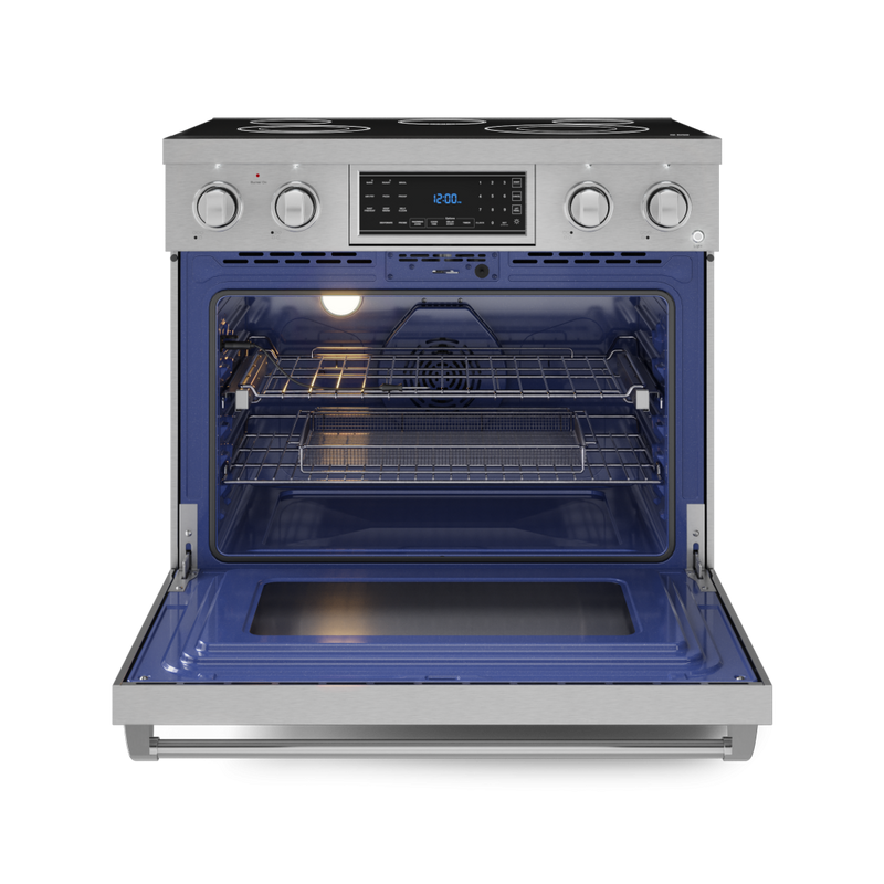 THOR Kitchen - 36-inch Gordon Ramsay Series Professional Electric Range with Tilt Panel Touch Control in Stainless Steel - RSE36 - IMG4