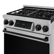 THOR Kitchen - 30-inch Gordon Ramsay Series Professional LP Range with Tilt Panel Touch Control in Stainless Steel/Black - RSG30LP-BLK - IMG5
