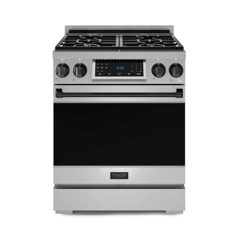 THOR Kitchen - 30-inch Gordon Ramsay Series Professional Gas Range with Tilt Panel Touch Control in Stainless Steel - RSG30 - IMG27
