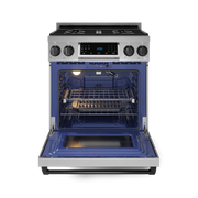 THOR Kitchen - 30-inch Gordon Ramsay Series Professional LP Range with Tilt Panel Touch Control in Stainless Steel/Black - RSG30LP-BLK - IMG3