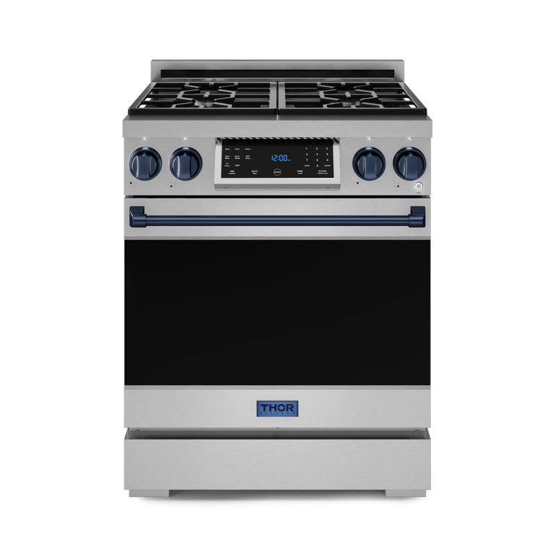 THOR Kitchen - 30-inch Gordon Ramsay Series Professional Gas Range with Tilt Panel Touch Control in Stainless Steel - RSG30 - IMG13