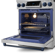 THOR Kitchen - 30-inch Gordon Ramsay Series Professional LP Range with Tilt Panel Touch Control in Stainless Steel/Blue - RSG30LP-BLU - IMG4