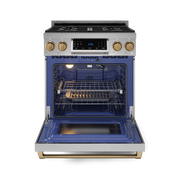 THOR Kitchen - 30-inch Gordon Ramsay Series Professional Gas Range with Tilt Panel Touch Control in Stainless Steel/Bronze - RSG30-BRZ - IMG6