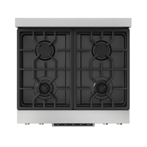 THOR Kitchen - 30-inch Gordon Ramsay Series Professional Gas Range with Tilt Panel Touch Control in Stainless Steel/Bronze - RSG30-BRZ - IMG2