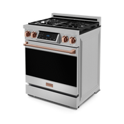 THOR Kitchen - 30-inch Gordon Ramsay Series Professional LP Range with Tilt Panel Touch Control in Stainless Steel/Rose Gold - RSG30LP-RSG - IMG4