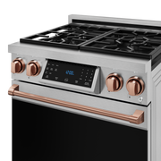 THOR Kitchen - 30-inch Gordon Ramsay Series Professional Gas Range with Tilt Panel Touch Control in Stainless Steel/Rose Gold - RSG30-RSG - IMG6
