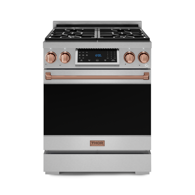 THOR Kitchen - 30-inch Gordon Ramsay Series Professional Gas Range with Tilt Panel Touch Control in Stainless Steel - RSG30 - IMG15