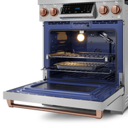 THOR Kitchen - 30-inch Gordon Ramsay Series Professional Gas Range with Tilt Panel Touch Control in Stainless Steel/Rose Gold - RSG30-RSG - IMG5