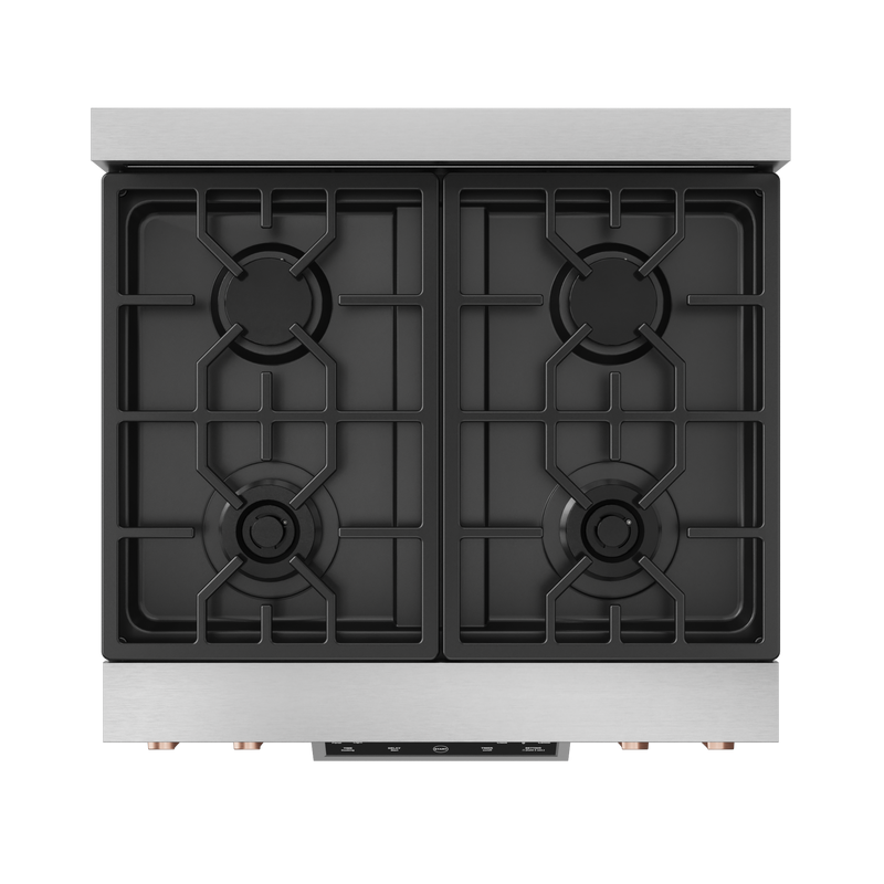 THOR Kitchen - 30-inch Gordon Ramsay Series Professional LP Range with Tilt Panel Touch Control in Stainless Steel/Rose Gold - RSG30LP-RSG - IMG7