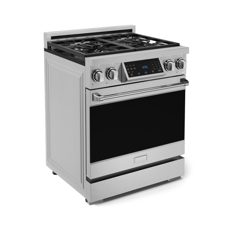 THOR Kitchen - 30-inch Gordon Ramsay Series Professional LP Range with Tilt Panel Touch Control in Stainless Steel - RSG30LP - IMG3