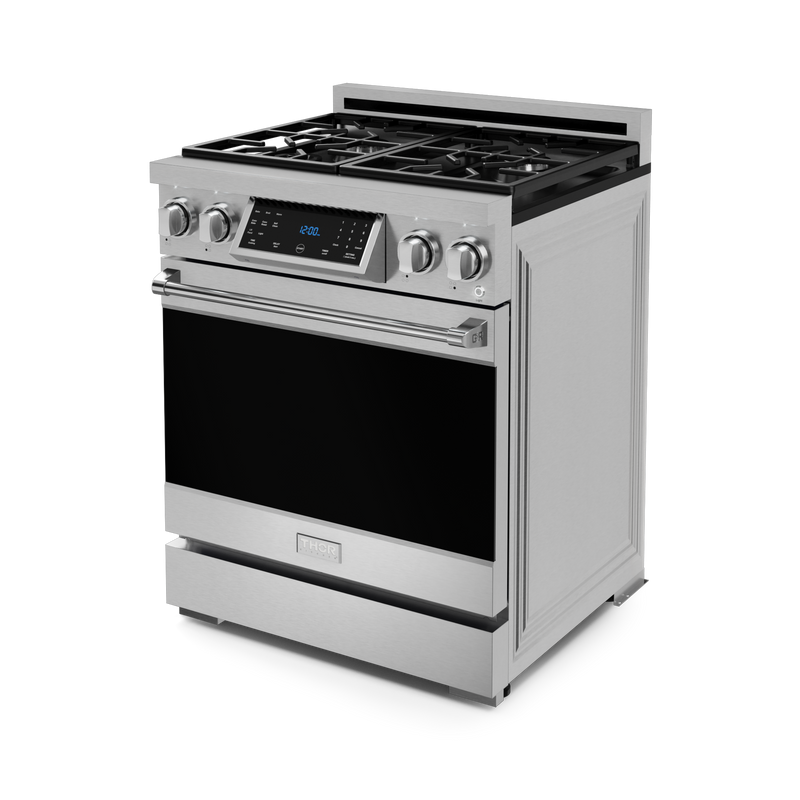 THOR Kitchen - 30-inch Gordon Ramsay Series Professional LP Range with Tilt Panel Touch Control in Stainless Steel - RSG30LP - IMG4