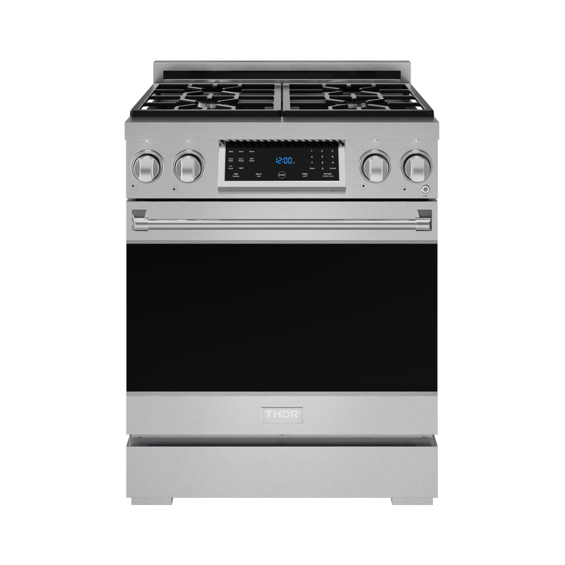 THOR Kitchen - 30-inch Gordon Ramsay Series Professional Gas Range with Tilt Panel Touch Control in Stainless Steel - RSG30 - IMG26