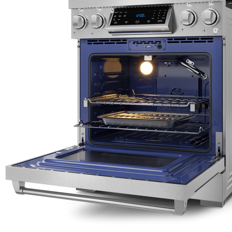 THOR Kitchen - 30-inch Gordon Ramsay Series Professional LP Range with Tilt Panel Touch Control in Stainless Steel - RSG30LP - IMG5