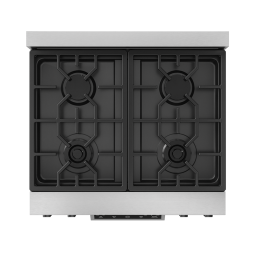 THOR Kitchen - 30-inch Gordon Ramsay Serie Professional Gas Range with Tilt Panel Touch Control in Stainless Steel/Black - RSG30-BLK - IMG2