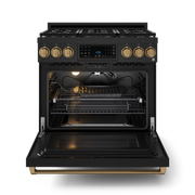 THOR Kitchen - 36-inch Gordon Ramsay Series Professional LP Range with Tilt Panel Touch Control in Black/Bronze - RSG36BLP-BRZ - IMG2