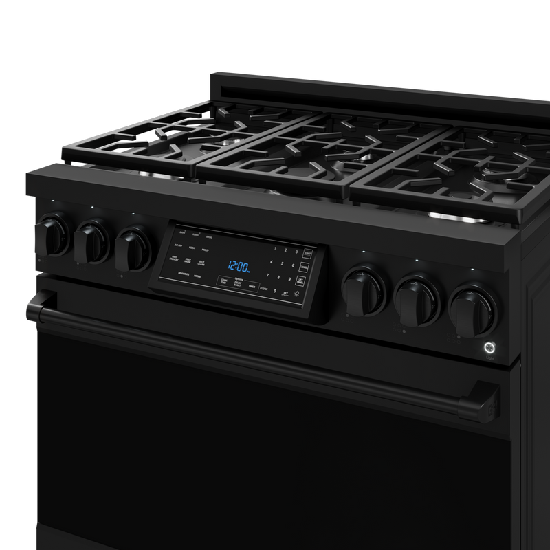 THOR Kitchen - 36-inch Gordon Ramsay Series Professional LP Range with Tilt Panel Touch Control in Black - RSG36BLP - IMG6