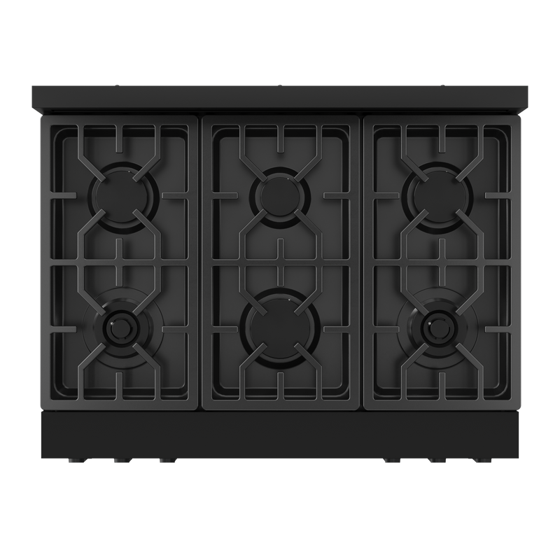 THOR Kitchen - 36-inch Gordon Ramsay Series Professional LP Range with Tilt Panel Touch Control in Black - RSG36BLP - IMG7