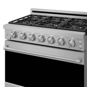 THOR Kitchen - 36-inch Gordon Ramsay Series Professional Gas Range with Precision Knob Control in Stainless Steel - RSG36P - IMG6