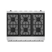 THOR Kitchen - 36-inch Gordon Ramsay Series Professional Gas Range with Precision Knob Control in Stainless Steel - RSG36P - IMG7