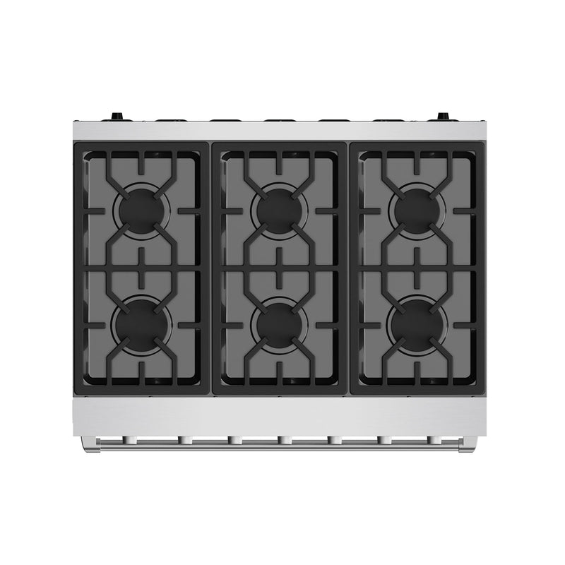THOR Kitchen - 36-inch Gordon Ramsay Series Professional Liquid Propane Range with Precision Knob Control in Stainless Steel - RSG36PLP - IMG7