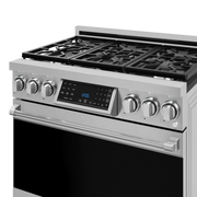 THOR Kitchen - 36-inch Gordon Ramsay Series Professional Gas Range with Tilt Panel Touch Control in Stainless Steel - RSG36 - IMG6