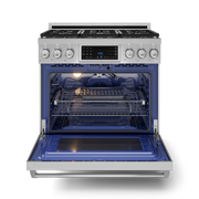 THOR Kitchen - 36-inch Gordon Ramsay Series Professional Gas Range with Tilt Panel Touch Control in Stainless Steel - RSG36 - IMG2