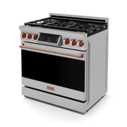 THOR Kitchen - 36-inch Gordon Ramsay Series Professional Gas Range with Tilt Panel Touch Control in Stainless Steel/Rose Gold - RSG36-RSG - IMG4