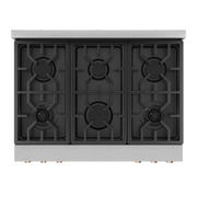 THOR Kitchen - 36-inch Gordon Ramsay Series Professional Gas Range with Tilt Panel Touch Control in Stainless Steel/Rose Gold - RSG36-RSG - IMG7