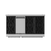 THOR Kitchen - 48-inch Gordon Ramsay Series Professional LP Range with Pro-Style Knobs in Stainless Steel/Black - RSG48ELP-BLK - IMG7