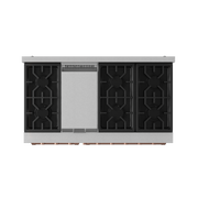 THOR Kitchen - 48-inch Gordon Ramsay Series Professional LP Range with Pro-Style Knobs in Stainless Steel/Rose Gold - RSG48ELP-RSG - IMG7