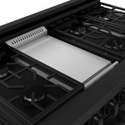 THOR Kitchen - 48-inch Gordon Ramsay Series Professional Gas Range with Pro-Style Knobs in Black - RSG48EB - IMG6