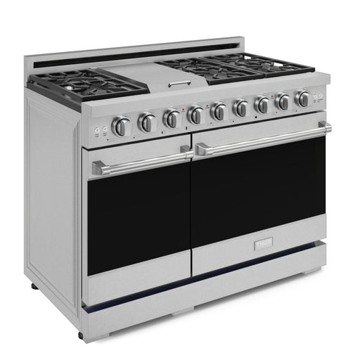 THOR Kitchen - 48-inch Gordon Ramsay Series Professional LP Range with Pro-Style Knobs in Stainless Steel - RSG48ELP - IMG2