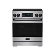 THOR Kitchen - 30-inch Gordon Ramsay Series Professional Induction Range with Tilt Panel Touch Control in Stainless Steel and Black - RSI30-BLK - IMG1