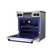 THOR Kitchen - 30-inch Gordon Ramsay Series Professional Induction Range with Tilt Panel Touch Control in Stainless Steel and Black - RSI30-BLK - IMG5
