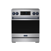 THOR Kitchen - 30-inch Gordon Ramsay Series Professional Induction Range with Tilt Panel Touch Control in Stainless Steel and Blue - RSI30-BLU - IMG1