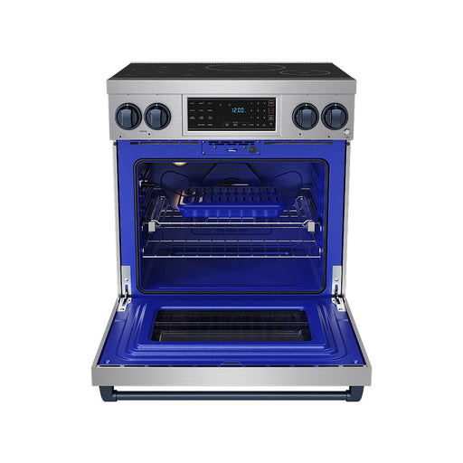 THOR Kitchen - 30-inch Gordon Ramsay Series Professional Induction Range with Tilt Panel Touch Control in Stainless Steel and Blue - RSI30-BLU - IMG2