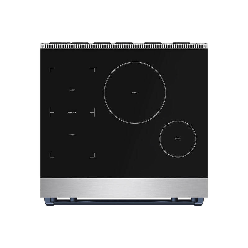 THOR Kitchen - 30-inch Gordon Ramsay Series Professional Induction Range with Tilt Panel Touch Control in Stainless Steel and Blue - RSI30-BLU - IMG6