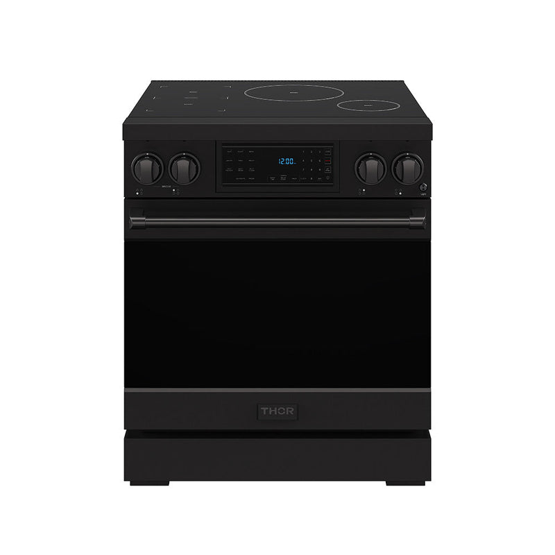 THOR Kitchen - 30-inch Gordon Ramsay Series Professional Induction Range with Tilt Panel Touch Control in Black - RSI30B - IMG1