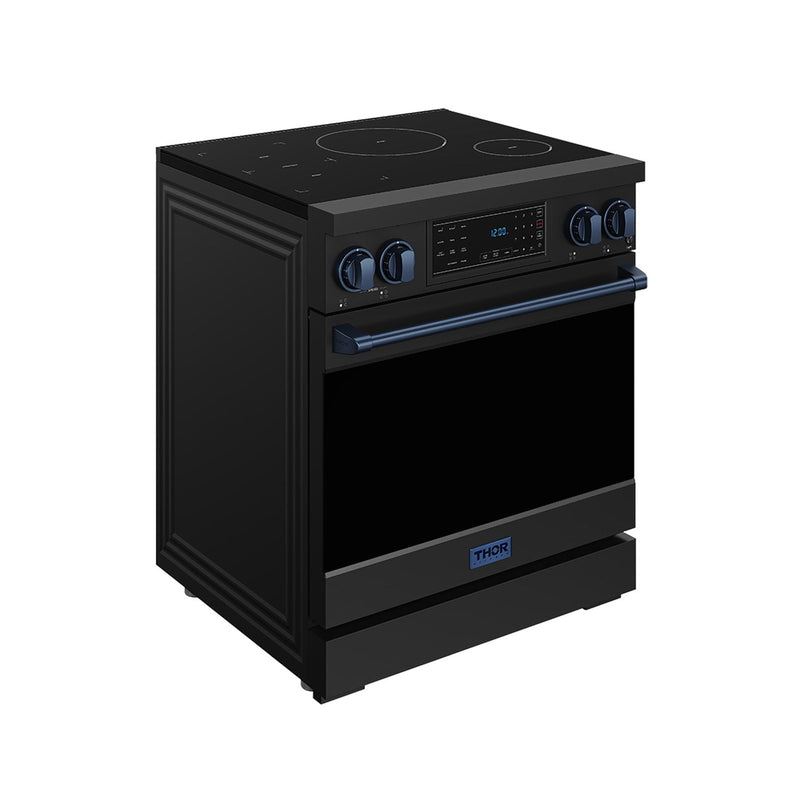 THOR Kitchen - 30-inch Gordon Ramsay Series Professional Induction Range with Tilt Panel Touch Control in Black and Blue - RSI30B-BLU - IMG5