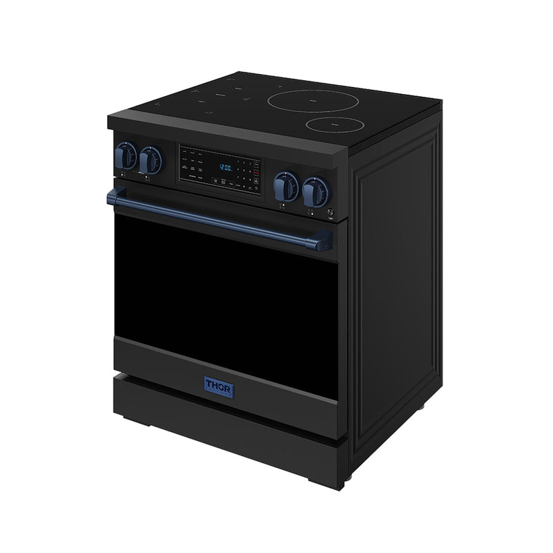 THOR Kitchen - 30-inch Gordon Ramsay Series Professional Induction Range with Tilt Panel Touch Control in Black and Blue - RSI30B-BLU - IMG3