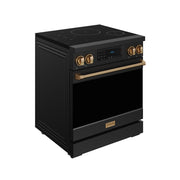 THOR Kitchen - 30-inch Gordon Ramsay Series Professional Induction Range with Tilt Panel Touch Control in Black and Bronze - RSI30B-BRZ - IMG3