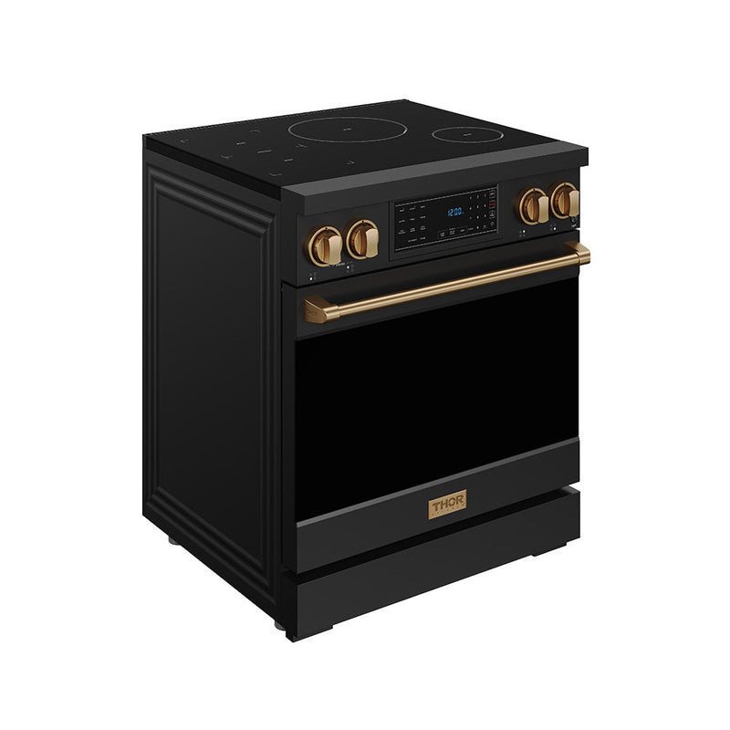 THOR Kitchen - 30-inch Gordon Ramsay Series Professional Induction Range with Tilt Panel Touch Control in Black and Bronze - RSI30B-BRZ - IMG3