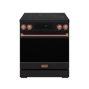 THOR Kitchen - 30-inch Gordon Ramsay Series Professional Induction Range with Tilt Panel Touch Control in Black and Rose Gold - RSI30B-RSG - IMG1