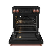 THOR Kitchen - 30-inch Gordon Ramsay Series Professional Induction Range with Tilt Panel Touch Control in Black and Rose Gold - RSI30B-RSG - IMG2
